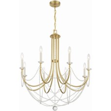 Crystorama Delilah Chandelier DEL-90808-AG