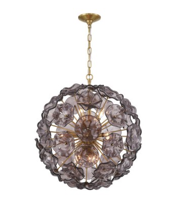 Crystorama Esme Chandelier ESM-4006-AG-SM