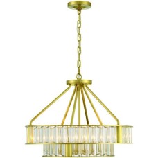Crystorama Farris Chandelier FAR-6006-AG