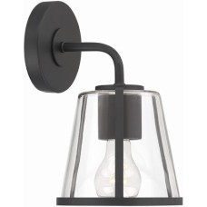 Crystorama Fulton Bathroom Vanity Light FUL-911-BK-CL