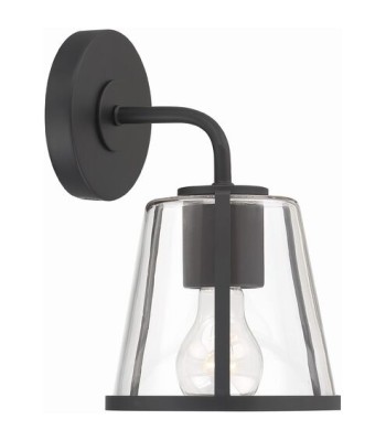 Crystorama Fulton Bathroom Vanity Light FUL-911-BK-CL