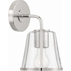 Crystorama Fulton Bathroom Vanity Light FUL-911-PN-CL
