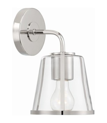 Crystorama Fulton Bathroom Vanity Light FUL-911-PN-CL