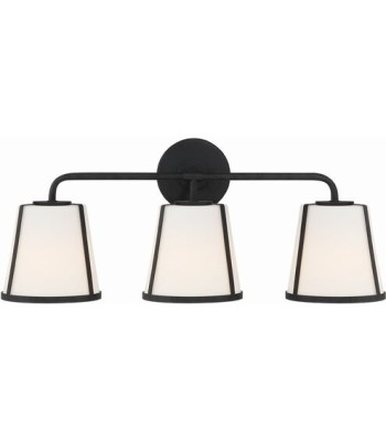 Crystorama Fulton Bathroom Vanity Light FUL-913-BK