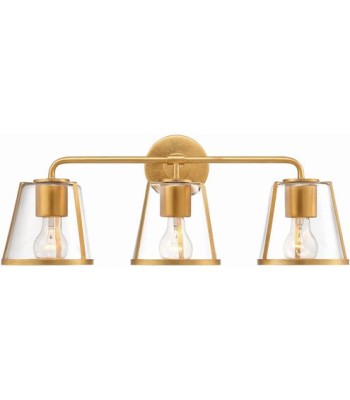 Crystorama Fulton Bathroom Vanity Light FUL-913-GA-CL