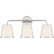 Crystorama Fulton Bathroom Vanity Light FUL-913-PN