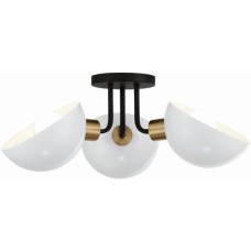 Crystorama Gigi Semi Flush GIG-810-BK-AG