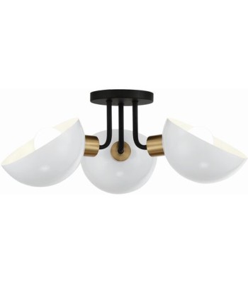 Crystorama Gigi Semi Flush GIG-810-BK-AG