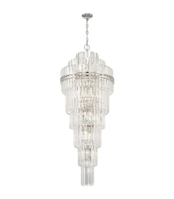 Crystorama Hayes Chandelier HAY-1419-PN