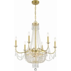 Crystorama Haywood Chandelier HWD-7709-AG