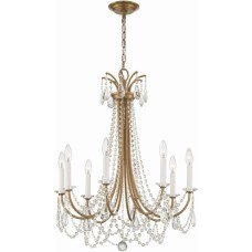 Crystorama Karrington Chandelier KAR-90908-AG-CL-MWP