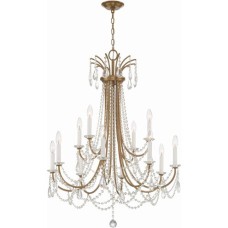 Crystorama Karrington Chandelier KAR-90912-AG-CL-MWP
