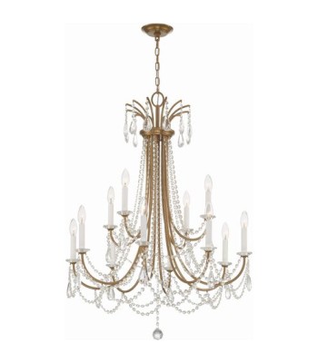 Crystorama Karrington Chandelier KAR-90912-AG-CL-MWP