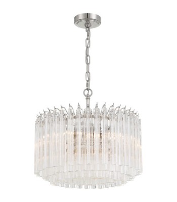 Crystorama Lofton Chandelier LOF-5005-PN