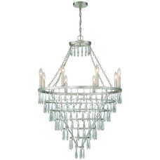 Crystorama Lucille Chandelier LUC-A9068-SA