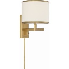 Crystorama Madison Task Sconce MAD-B4101-AG