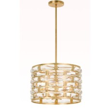 Crystorama Meridian Mini Chandelier MER-4865-GA