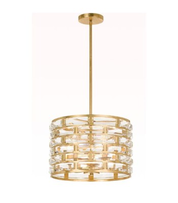 Crystorama Meridian Mini Chandelier MER-4865-GA