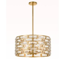 Crystorama Meridian Chandelier MER-4866-GA
