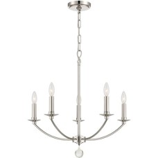 Crystorama Mila Chandelier MIL-8005-PN