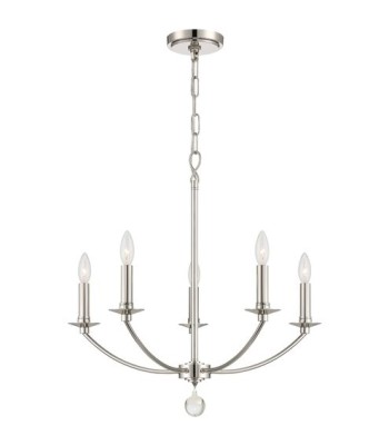 Crystorama Mila Chandelier MIL-8005-PN