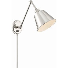 Crystorama Mitchell Task Sconce MIT-A8020-PN