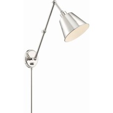 Crystorama Mitchell Task Sconce MIT-A8021-PN
