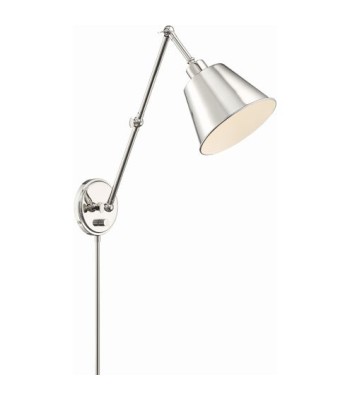 Crystorama Mitchell Task Sconce MIT-A8021-PN