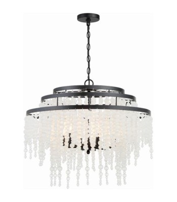 Crystorama Poppy Chandelier POP-A5076-MK-FR