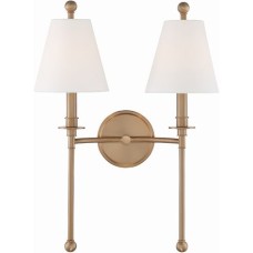 Crystorama Riverdale Sconce RIV-383-AG