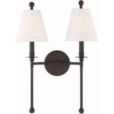 Crystorama Riverdale Sconce RIV-383-DB