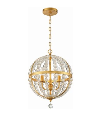 Crystorama Roxy Mini Chandelier ROX-A9003-GA