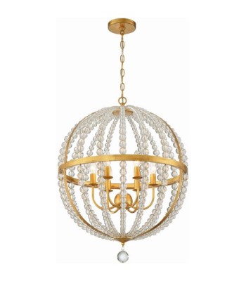 Crystorama Roxy Chandelier ROX-A9006-GA