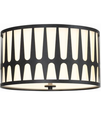 Crystorama Royston Flush ROY-800-BK
