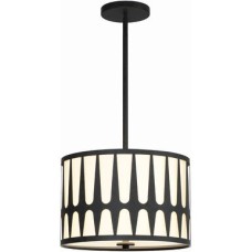 Crystorama Royston Mini Chandelier ROY-803-BK