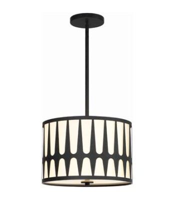 Crystorama Royston Mini Chandelier ROY-803-BK