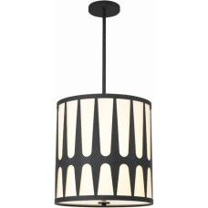 Crystorama Royston Mini Chandelier ROY-805-BK