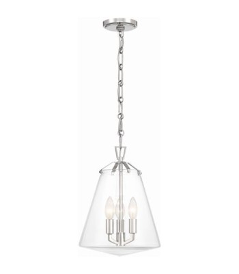 Crystorama Voss Mini Chandelier VSS-7004-PN