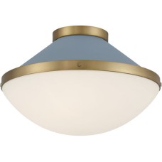 Crystorama Xander Flush Mount XAN-8002-VG-BL