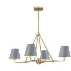 Crystorama Xavier Chandelier XAV-B9304-VG-BL