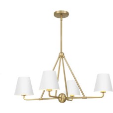 Crystorama Xavier Chandelier XAV-B9304-VG-WH