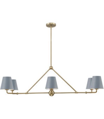 Crystorama Xavier Chandelier XAV-B9306-VG-BL