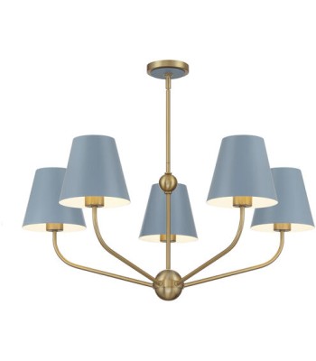 Crystorama Xavier Chandelier XAV-B9315-VG-BL