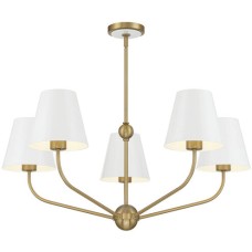 Crystorama Xavier Chandelier XAV-B9315-VG-WH