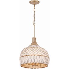 Crystorama Zanzibar Pendant ZAN-9003-SG