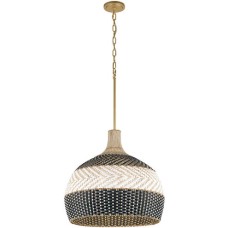 Crystorama Zanzibar Pendant ZAN-9005-SG-MK