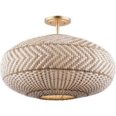 Crystorama Zanzibar Semi Flush ZAN-9014-SG_CEILING