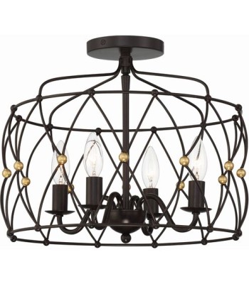 Crystorama Zucca Semi Flush ZUC-A9030-EB-GA_CEILING