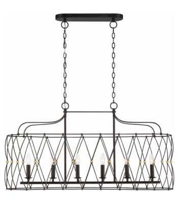 Crystorama Zucca Chandelier ZUC-A9037-EB-GA