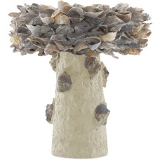Currey Oyster Shell Bird Bath 1200-0052